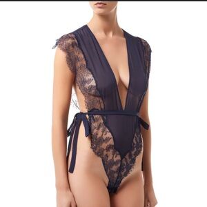 Agent Provocateur Willa Lace Teddy | Navy | AP3 or Large